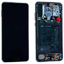 Screen Assembly with Battery for Huawei P20 Pro Midnight Blue Service Pack