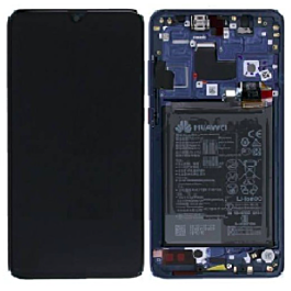 Screen Assembly with Battery for Huawei Mate 20 Midnight Blue Serivice Pack
