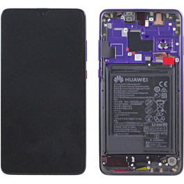 Screen Assembly with Battery for Huawei Mate 20 Twilight Service Pack