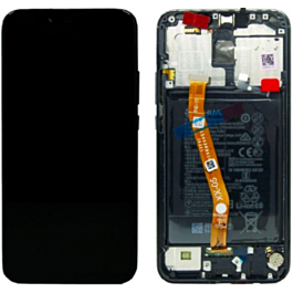 LCD Assembly & Battery for Huawei Mate 20 Lite Service Pack Black