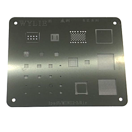 Board Repair Tool WYLIE Black BGA Reballing Stencil For IPad 5/Mini2/Mini3/Air 