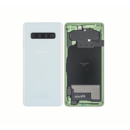 Back Cover with Camera Lens for Samsung Galaxy S10 - CMR - White