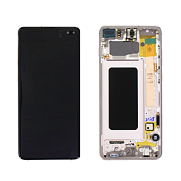 Samsung Galaxy S10 Plus LCD Assembly Ceramic White Original Service Pack