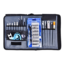 81 in 1 Multi-function Repair Tool Kits for Electronics and Toys With Canvas Bag FB01
