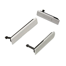 Sony Xperia Z1 Compact (D5503) Plug Cover Set [3pcs/set][White]
