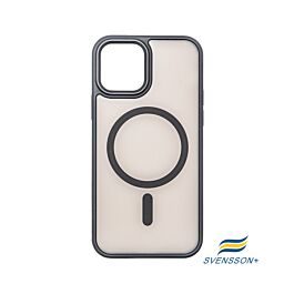 Buy reliable spare parts with Lifetime Warranty | Svensson Plus Frosted MagSafe Case for iPhone 12 Black | Fast Delivery from our warehouse in Sweden!