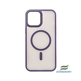 Buy reliable spare parts with Lifetime Warranty | Svensson+ Frosted MagSafe Case for iPhone 12 Pro Max Purple | Fast Delivery from our warehouse in Sweden!