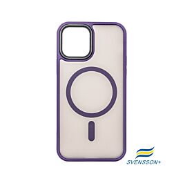Buy reliable spare parts with Lifetime Warranty | Svensson+ Frosted MagSafe Case for iPhone 13 Purple | Fast Delivery from our warehouse in Sweden!