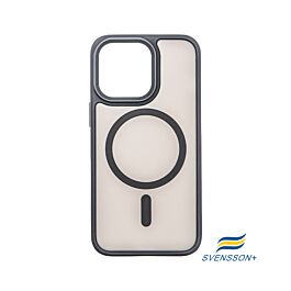 Buy reliable spare parts with Lifetime Warranty | Svensson+ Frosted MagSafe Case for iPhone 13 Pro Black | Fast Delivery from our warehouse in Sweden!