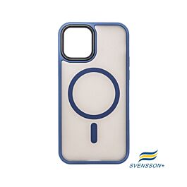 Buy reliable spare parts with Lifetime Warranty | Svensson+ Frosted MagSafe Case for iPhone 15 Blue | Fast Delivery from our warehouse in Sweden!