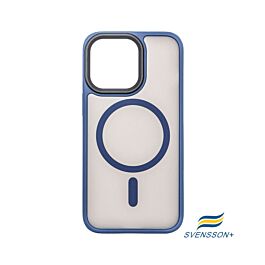Buy reliable spare parts with Lifetime Warranty | Svensson+ Frosted MagSafe Case for iPhone 15 Pro Blue | Fast Delivery from our warehouse in Sweden!