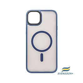 Buy reliable spare parts with Lifetime Warranty | Svensson+ Frosted MagSafe Case for iPhone 15 Plus Blue | Fast Delivery from our warehouse in Sweden!