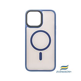 Buy reliable spare parts with Lifetime Warranty | Svensson+ Frosted MagSafe Case for iPhone 15 Pro Max Blue | Fast Delivery from our warehouse in Sweden!