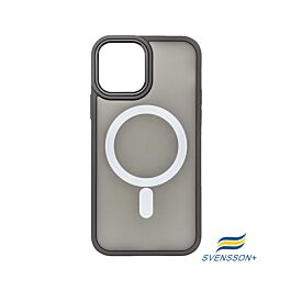 Buy reliable spare parts with Lifetime Warranty | Svensson+ Frosted White MagSafe Case for iPhone 13 Black | Fast Delivery from our warehouse in Sweden!