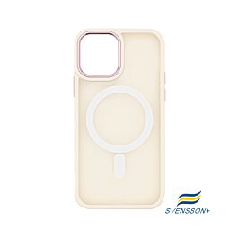 Buy reliable spare parts with Lifetime Warranty | Svensson+ Frosted White MagSafe Case for iPhone 12 Pro White | Fast Delivery from our warehouse in Sweden!