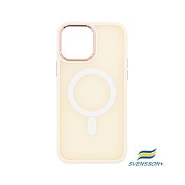 Buy reliable spare parts with Lifetime Warranty | Svensson+ Frosted White MagSafe Case for iPhone 13 Pro Max White | Fast Delivery from our warehouse in Sweden!