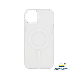 Buy reliable spare parts with Lifetime Warranty | Svensson+ Ultra-thin Frosted MagSafe Case for iPhone 14 Plus White | Fast Delivery from our warehouse in Sweden!