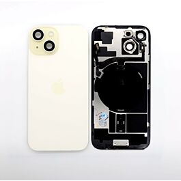 iPhone 15 Rear Glass With Wireless Charging And  Camera Lens Original Pulled Yellow - Thepartshome.eu