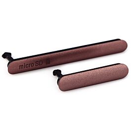 Sony Xperia Z3 (D6603) Plug Cover Set [2pcs/set] [Copper]