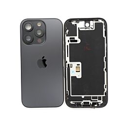 iPhone 16 Pro Back Housing Original Pulled Black Titanium - Thepartshome.eu