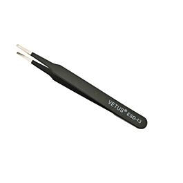 Flat and Round Tip Anti-static Tweezer [ESD-13][115mm]