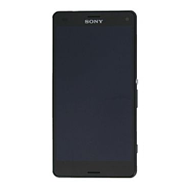Sony Xperia Z3 Compact (D5833) LCD Assembly with Frame [Black] [Full Original]