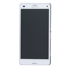 Sony Xperia Z3 Compact (D5833) LCD Assembly with Frame [White] [Full Original]